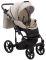 Коляска 2 в 1 Adamex Porto Light ECO шкіра 100% SA-7 латте