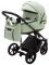 Коляска 2 в 1 Adamex Porto Light ECO кожа 100% SA-25 мята