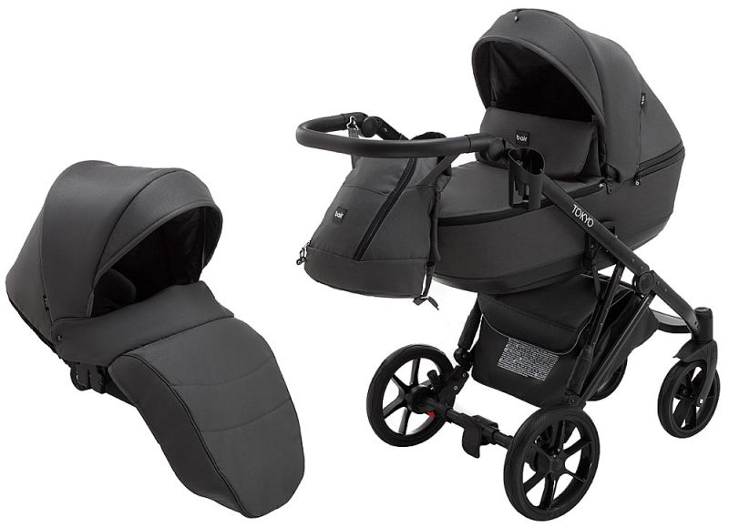 Коляска 2 в 1 Bair Tokyo Soft 37 графит