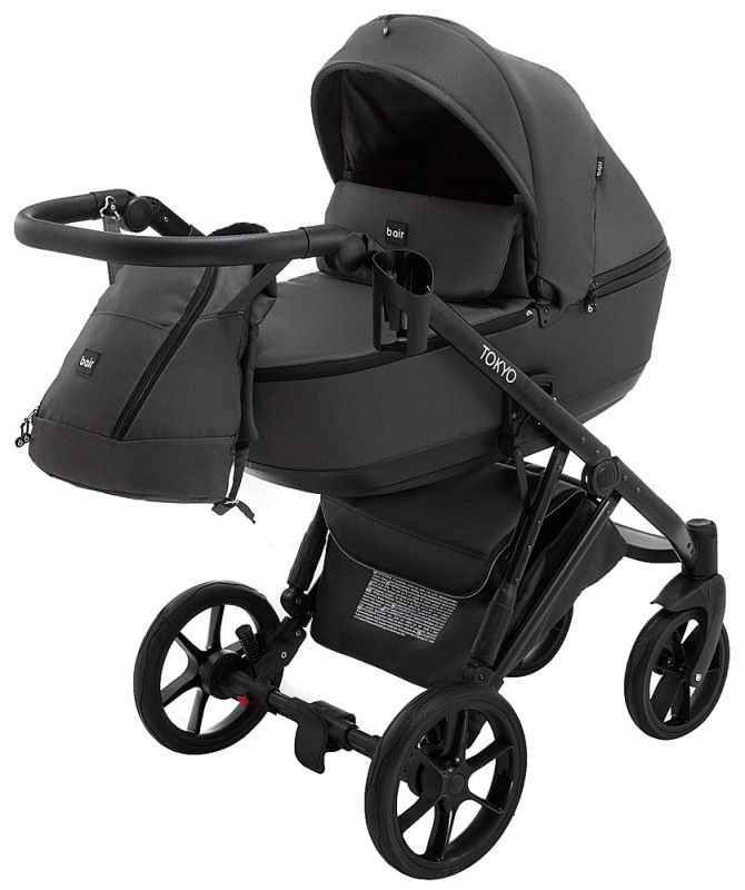 Коляска 2 в 1 Bair Tokyo Soft 37 графит