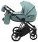 Коляска 2 в 1 Adamex Porto ECO кожа 100% SA-20 нефрит
