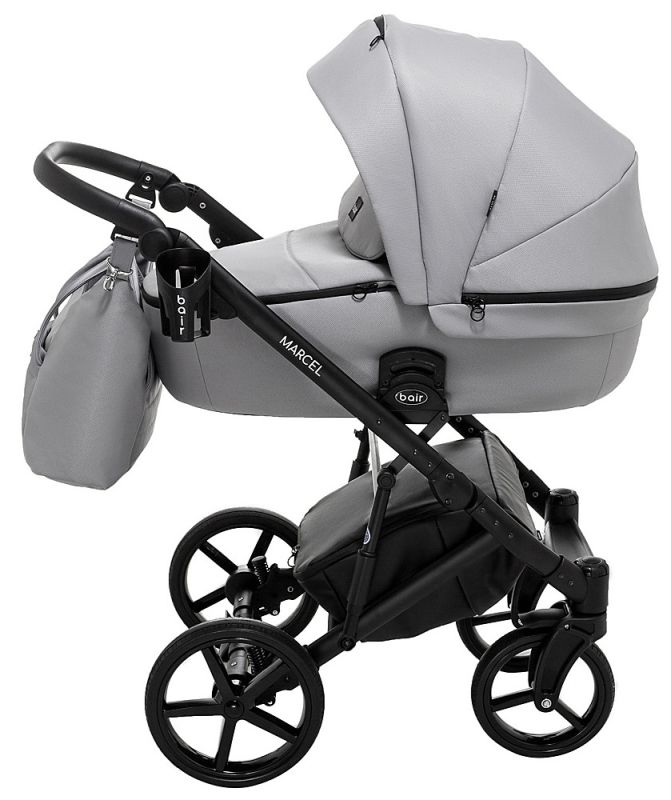 Коляска 2 в 1 Bair Marcel Soft BM-218 сірий