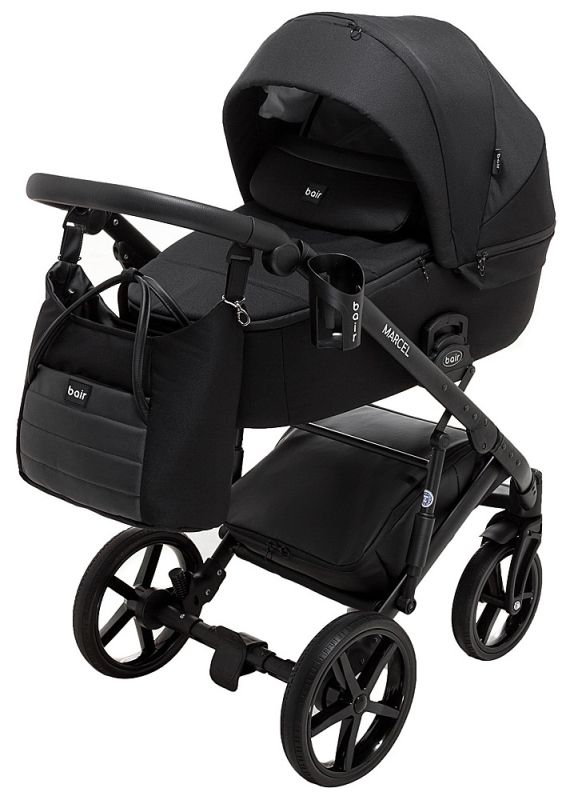 Коляска 2 в 1 Bair Marcel Soft BM-452 чорний
