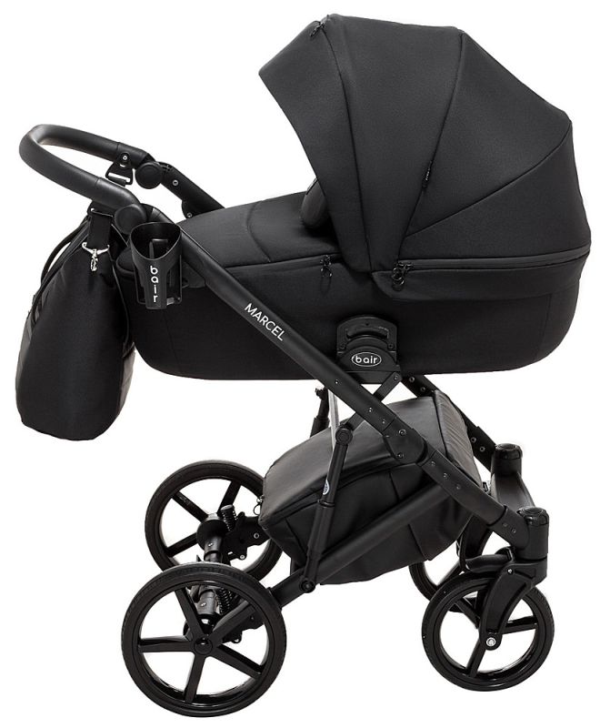Коляска 2 в 1 Bair Marcel Soft BM-452 чорний