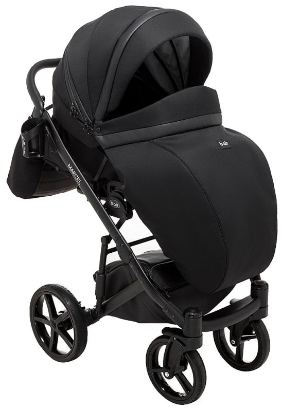 Коляска 2 в 1 Bair Marcel Soft BM-452 чорний