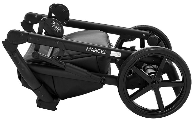 Коляска 2 в 1 Bair Marcel Soft BM-452 чорний