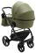 Коляска 2 в 1 Bair Marcel кожа 100% BM-11 хаки