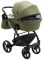 Коляска 2 в 1 Bair Marcel кожа 100% BM-11 хаки
