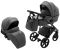 Коляска 2 в 1 Bair Marcel кожа 100% BM-21 графит