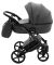 Коляска 2 в 1 Bair Marcel кожа 100% BM-21 графит