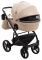 Коляска 2 в 1 Bair Marcel кожа 100% BM-18 капучино