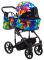 Коляска 2 в 1 Adamex Porto Light Lux Y-123 разноцветный калейдоскоп