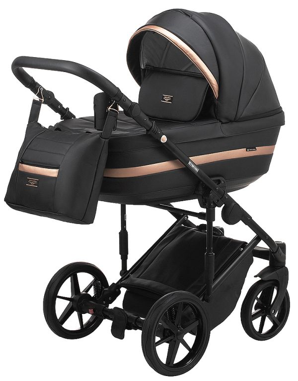 Коляска 2 в 1 Adamex Rimini ECO шкіра 100% RI-205