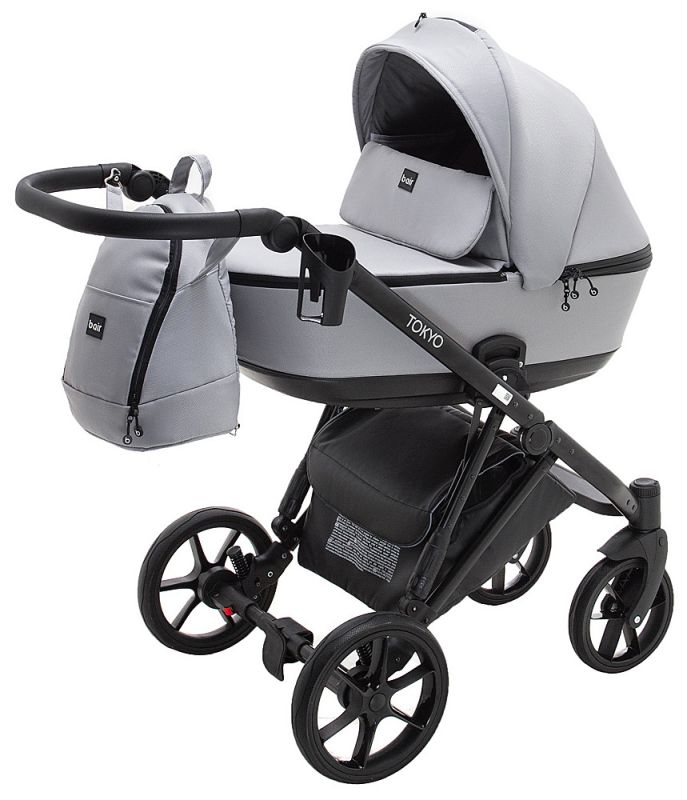 Коляска 2 в 1 Bair Tokyo Soft 31 серый