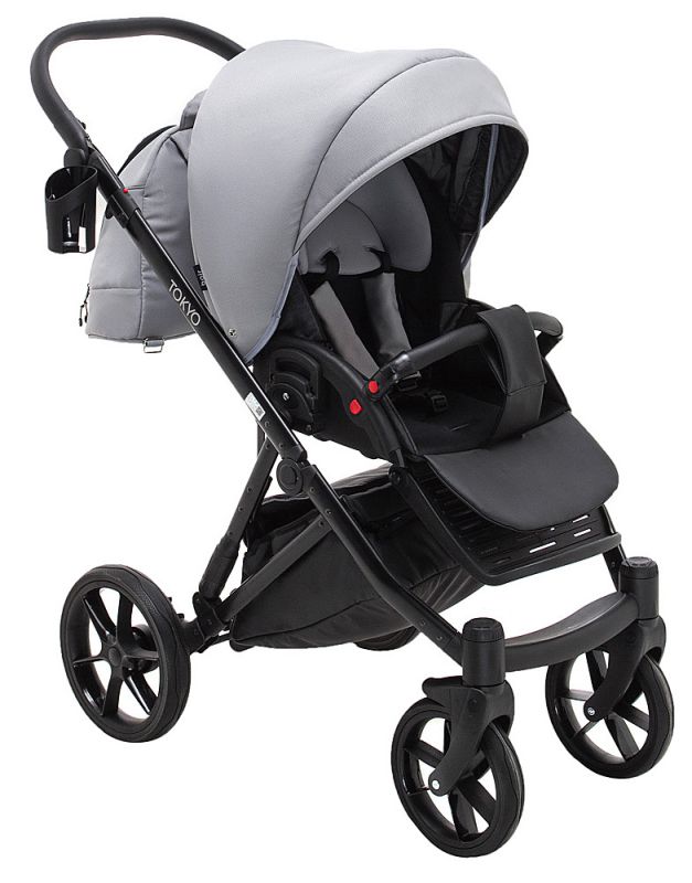 Коляска 2 в 1 Bair Tokyo Soft 31 серый