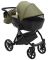 Коляска 2 в 1 Bair Tokyo кожа 100% 74 хаки - черный