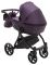 Коляска 2 в 1 Bair Tokyo кожа 100% 71 фиолетовый
