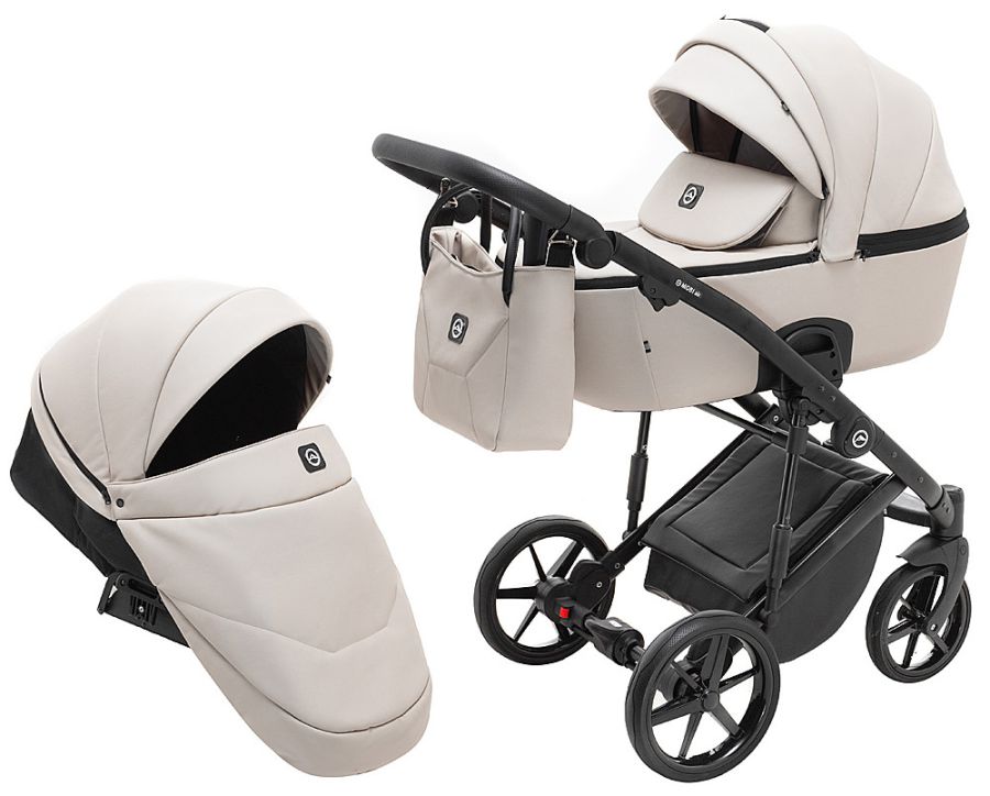 Коляска 2 в 1 Adamex Mobi Air (Thermo) ECO шкіра 100% SA-7