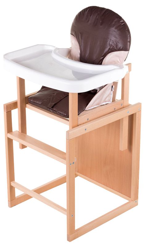 Стілець-трансформер For Kids Бук-02 світлий пластикова стільниця шоколад