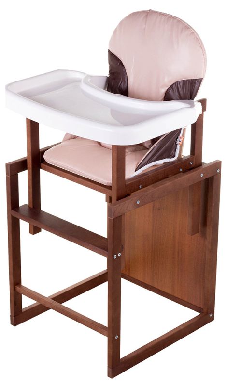 Стульчик- трансформер For Kids Бук-04 темный пластиковая столешница  капучино