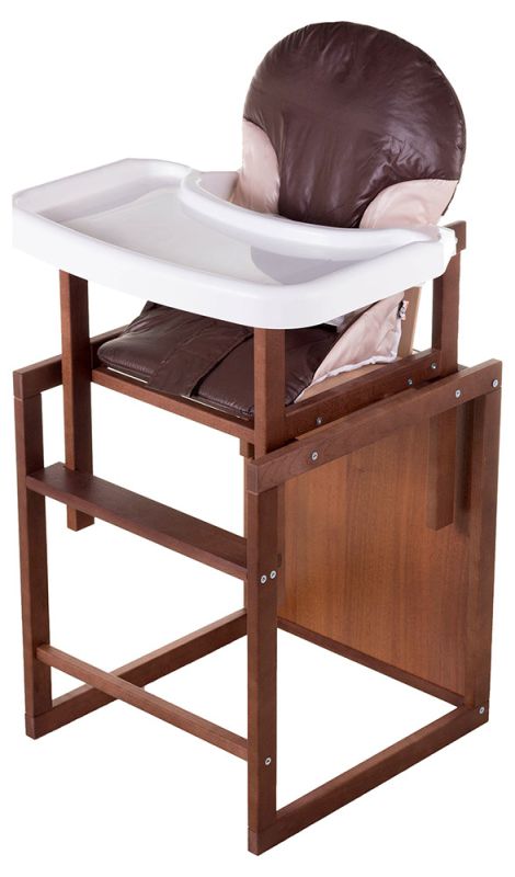 Стільчик-трансформер For Kids Бук-04 темний пластикова стільниця шоколад