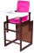 Стульчик- трансформер For Kids Клен-04 темный пластиковая столешница  малиновый