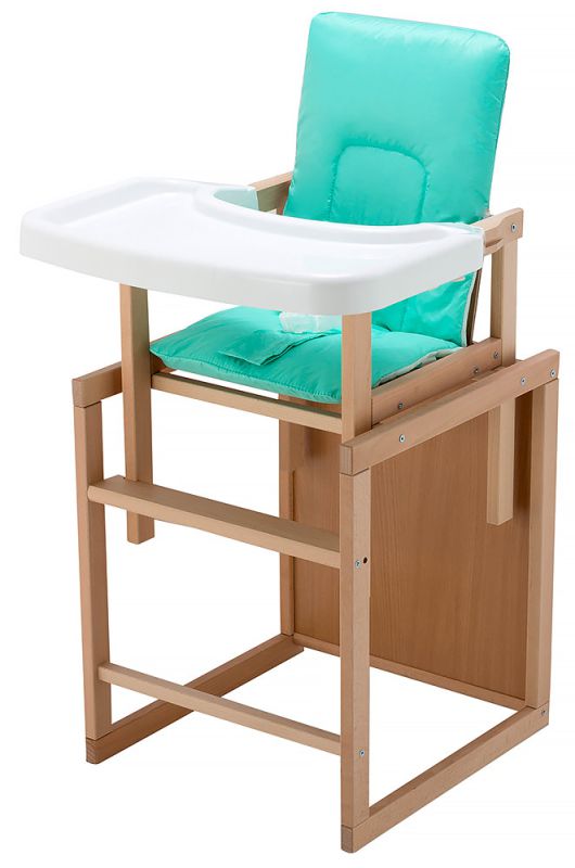 Стульчик- трансформер For Kids Бук-01 ЕСО пластиковая столешница  бирюзовый