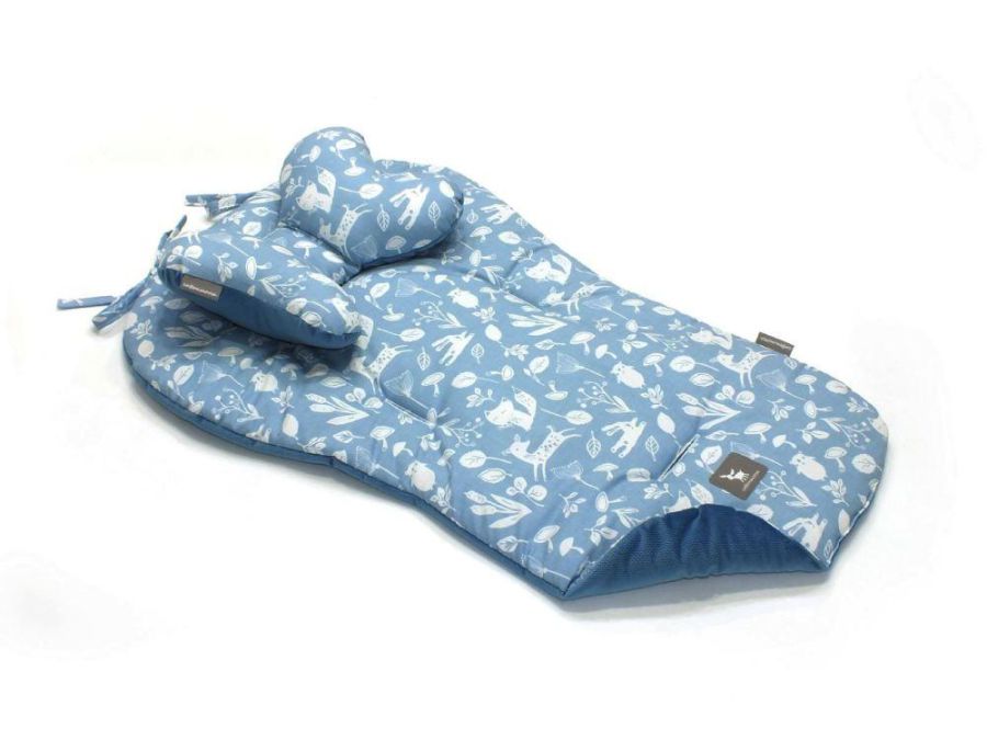Матрац в коляску Cottonmoose Butterfly 552/128/120 блакитний (ліс)