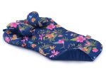 Матрас в коляску Cottonmoose Butterfly 552/81/145 rajaki ptak na granacie cotton velvet dark navy (синий