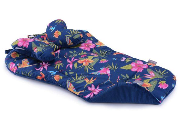 Матрас в коляску Cottonmoose Butterfly 552/81/145 rajaki ptak na granacie cotton velvet dark navy (синий Матрас в коляску Cottonmoose Butterfly 552/81/145 rajaki ptak na granacie cotton velvet dark navy (синий
