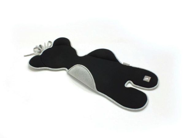 Матрац в коляску та автокрісло Cottonmoose Bear 583/127/49 чорний з сірим меланж Матрац в коляску та автокрісло Cottonmoose Bear 583/127/49 чорний з сірим меланж