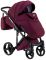 Коляска 2 в 1 Adamex Luciano jeans Y20 бордо лен