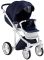 Коляска 2 в 1 Adamex Luciano jeans Y24 темно-синий