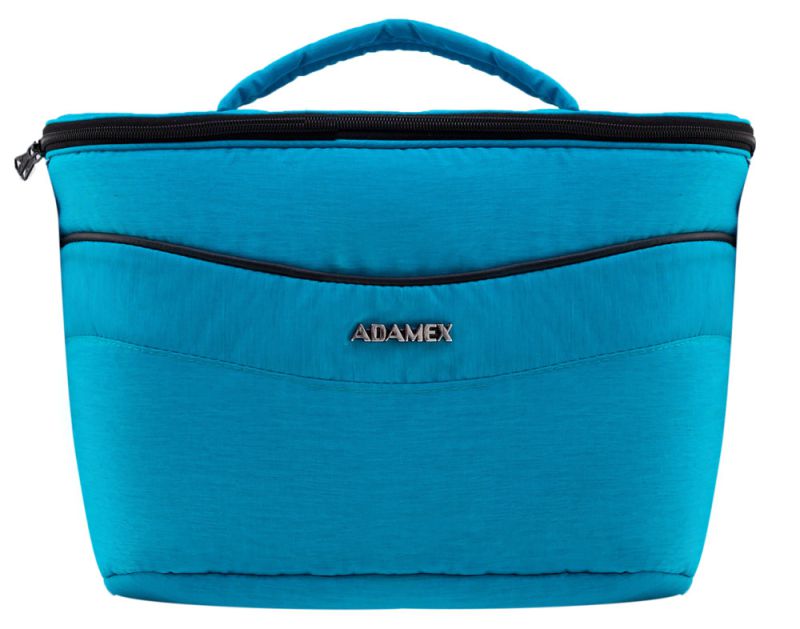 Коляска 2 в 1 Adamex Monte Deluxe Carbon C212 бирюзовый