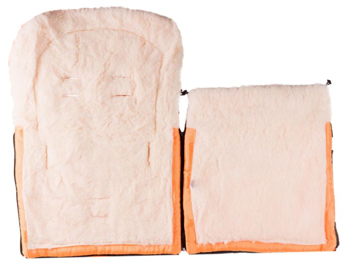 Зимний конверт Womar (Zaffiro) №20 с удлинением  светло-оранжевый