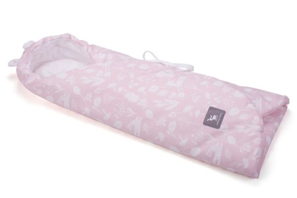 Конверт в коляску и автокресло Cottonmoose ODWF 439/129/51 розовый (лес) с белым