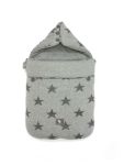 Универсальный конверт в коляску и автокресло Cottonmoose Pooh 330/28/49 серый меланж (звезды)
