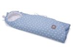 Конверт в коляску и автокресло Cottonmoose ODWF 439/131/51 rain azure cotton white cotton jersey (лазурный