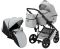 Коляска 2 в 1 Bair Leo кожа 100% GN-45 светло-серый