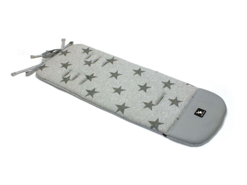 Матрас в коляску Cottonmoose Leather 590/28/49/106 gray star cotton jersey melange cotton jersey (серый меланж