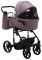 Коляска 2 в 1 Adamex Porto Light ECO кожа 100% SA-14 сиреневый