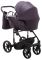 Коляска 2 в 1 Adamex Porto Light ECO кожа 100% SA-24 фиолетовый