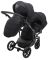 Коляска 2 в 1 для двойни Bair Next DUO Soft 02 черный