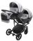 Коляска 2 в 1 для двойни Bair Next DUO Soft 31 серый