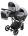 Коляска 2 в 1 для двійні Bair Next DUO Soft 31 сірий