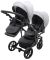 Коляска 2 в 1 для двойни Bair Next DUO Soft 31 серый