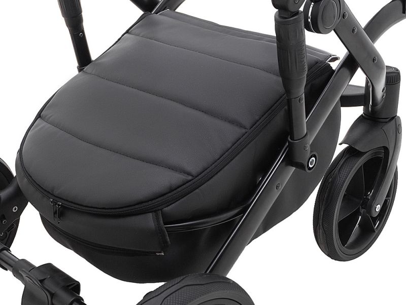 Коляска 2 в 1 для двойни Bair Next DUO Soft 31 серый