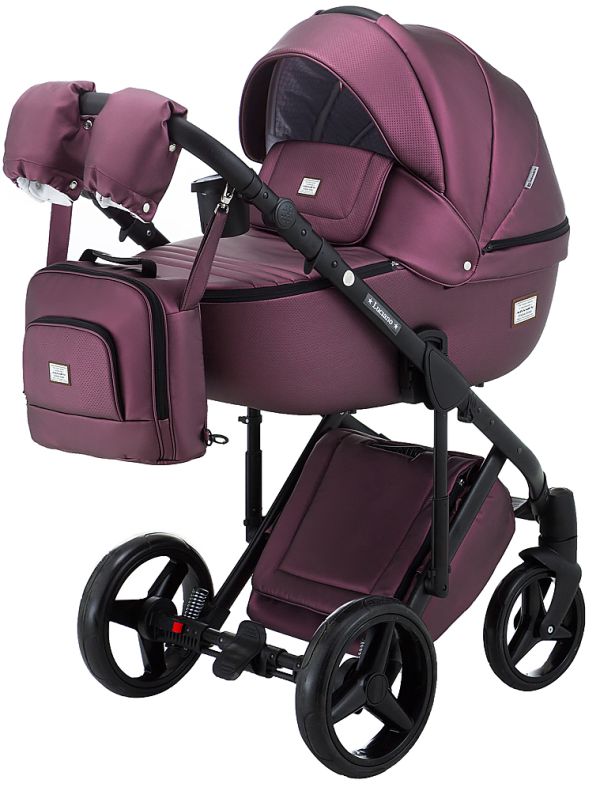 Коляска 2 в 1 Adamex Luciano шкіра 100% Y233