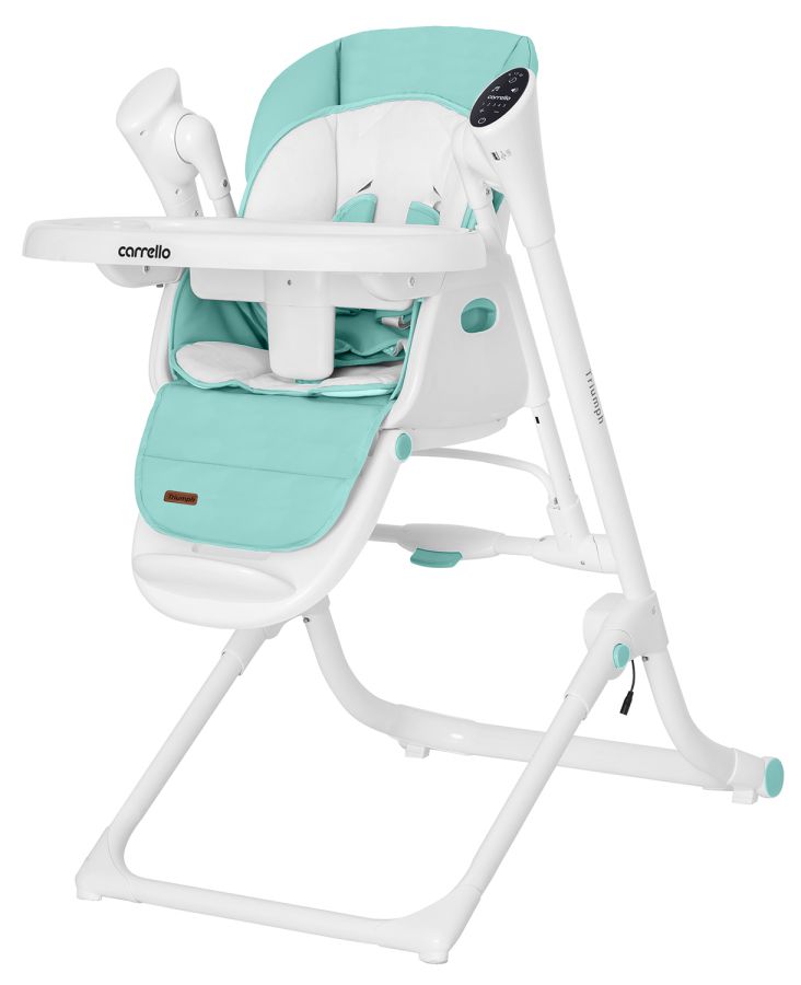 Стульчик-качели CARRELLO Triumph сенсорная панель CRL-10302 Mint Green