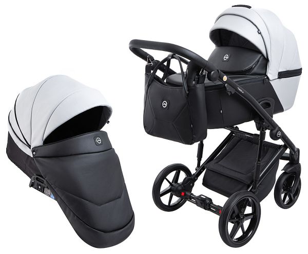 Коляска 2 в 1 Adamex Mobi Air (Thermo) ECO шкіра 100% SD-24